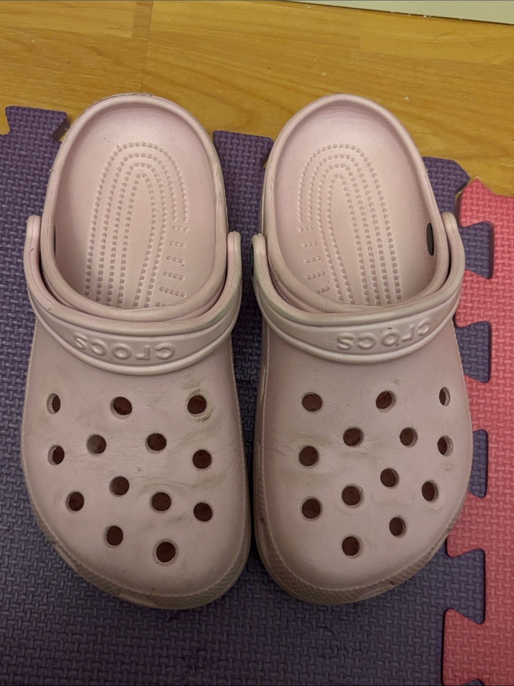 CROCS Kids Clog in Light Pink